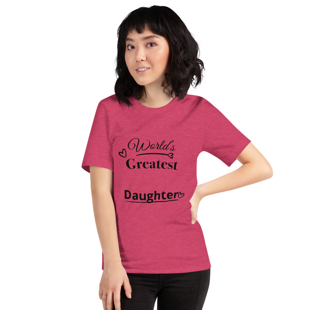 Short-Sleeve Unisex T-Shirt For Daughters