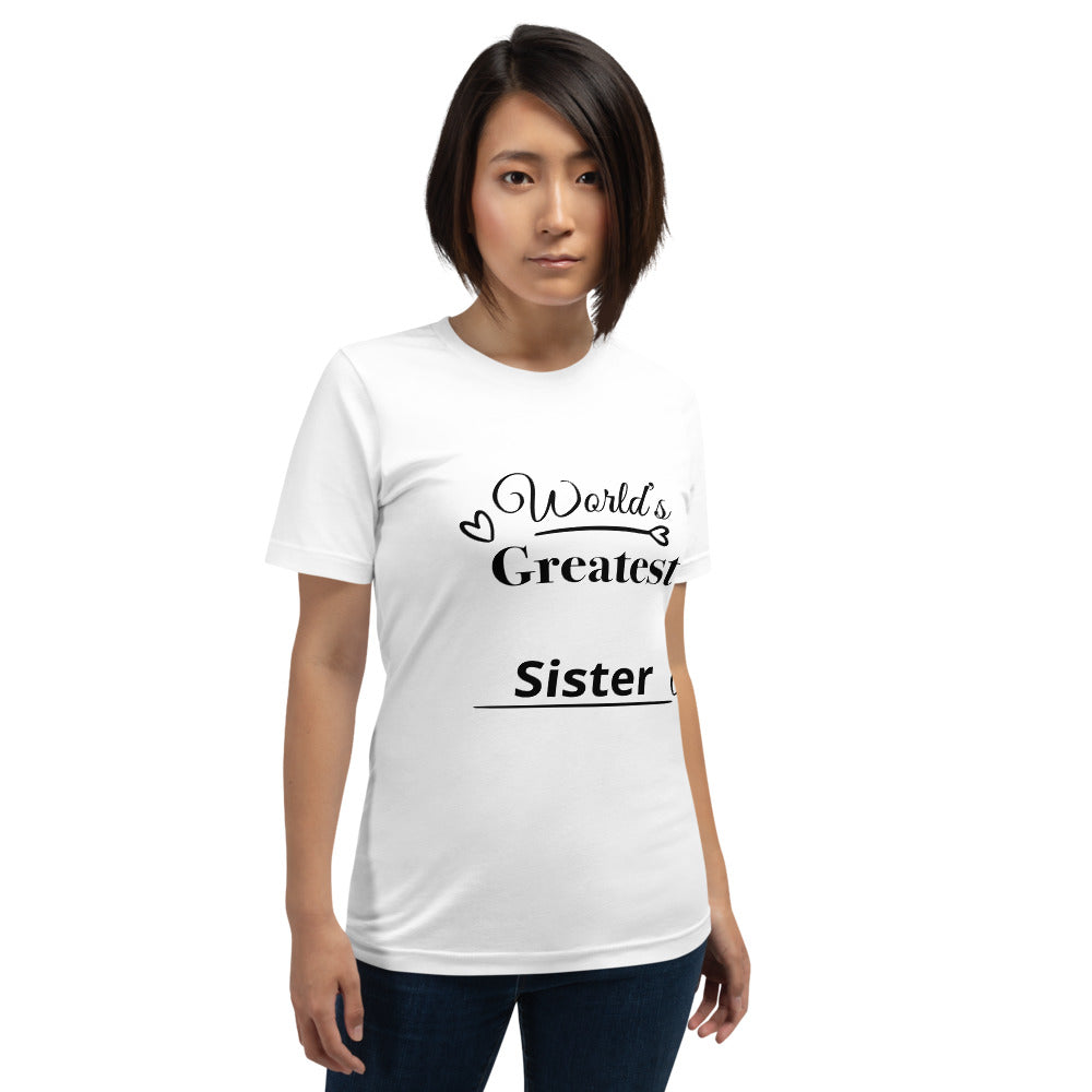 Short-Sleeve Unisex T-Shirt For Sister's