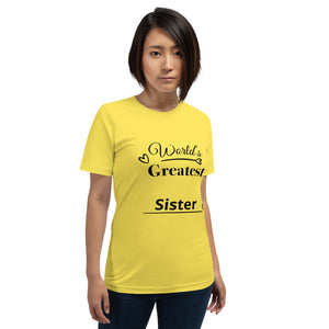 Short-Sleeve Unisex T-Shirt For Sister's